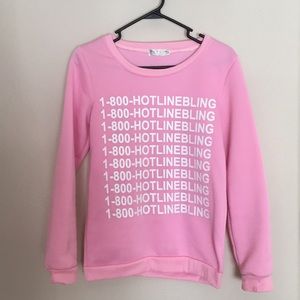 1-800-HOTLINEBLING crewneck